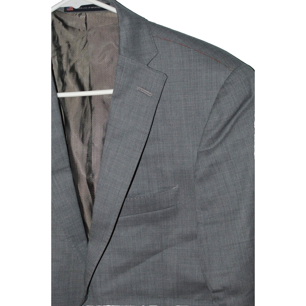 NEW (2 Pc Suit 36R) WALTER MORTON CLOTHES Men's Gray Luxury Wool 29x36.5